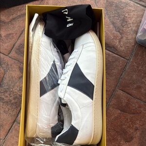 RHUDE White and Navy  Men's Sneakers size 13 with shoe bag.